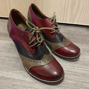 Bardot  Maroon Size 39 Women’s Oxford  Bootie Shoes